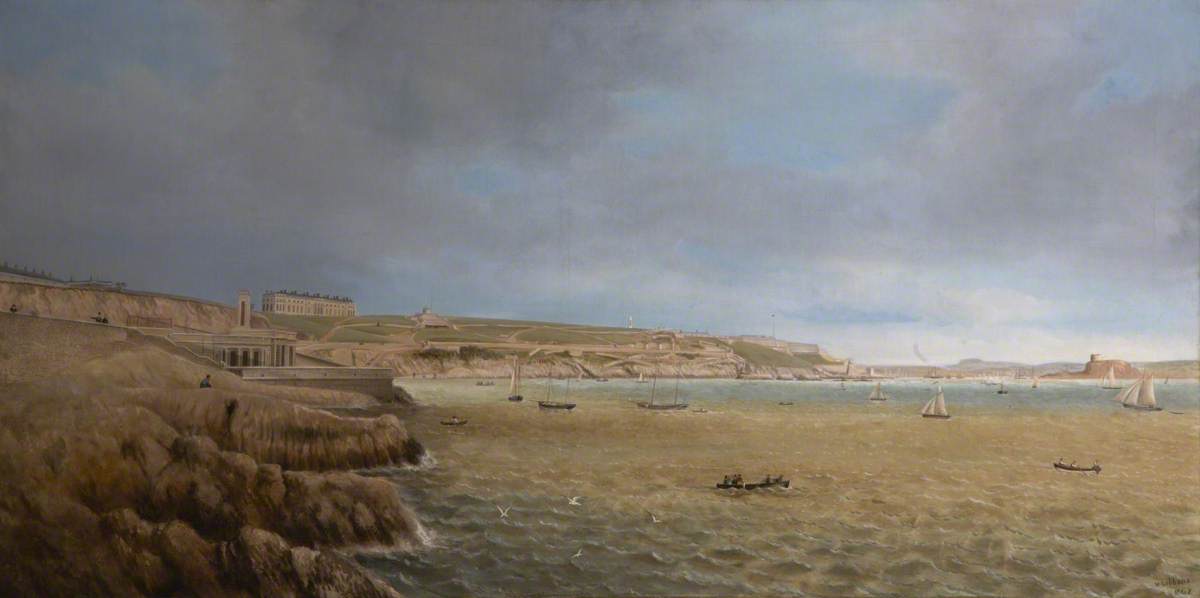 View Of Plymouth Hoe And The Sound From West Hoe — William Gibbons