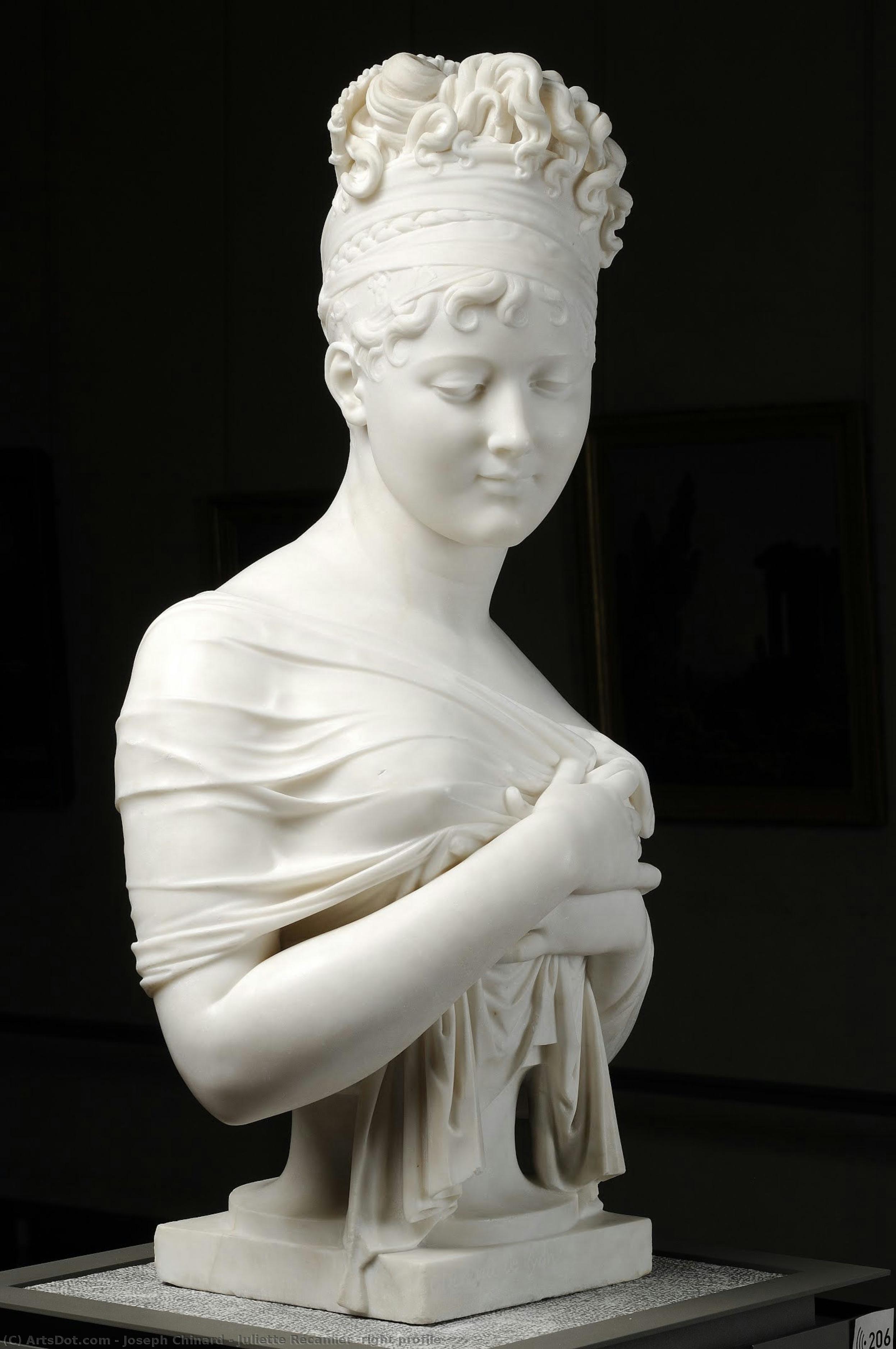Juliette Récamier (right Profile) — Joseph Chinard