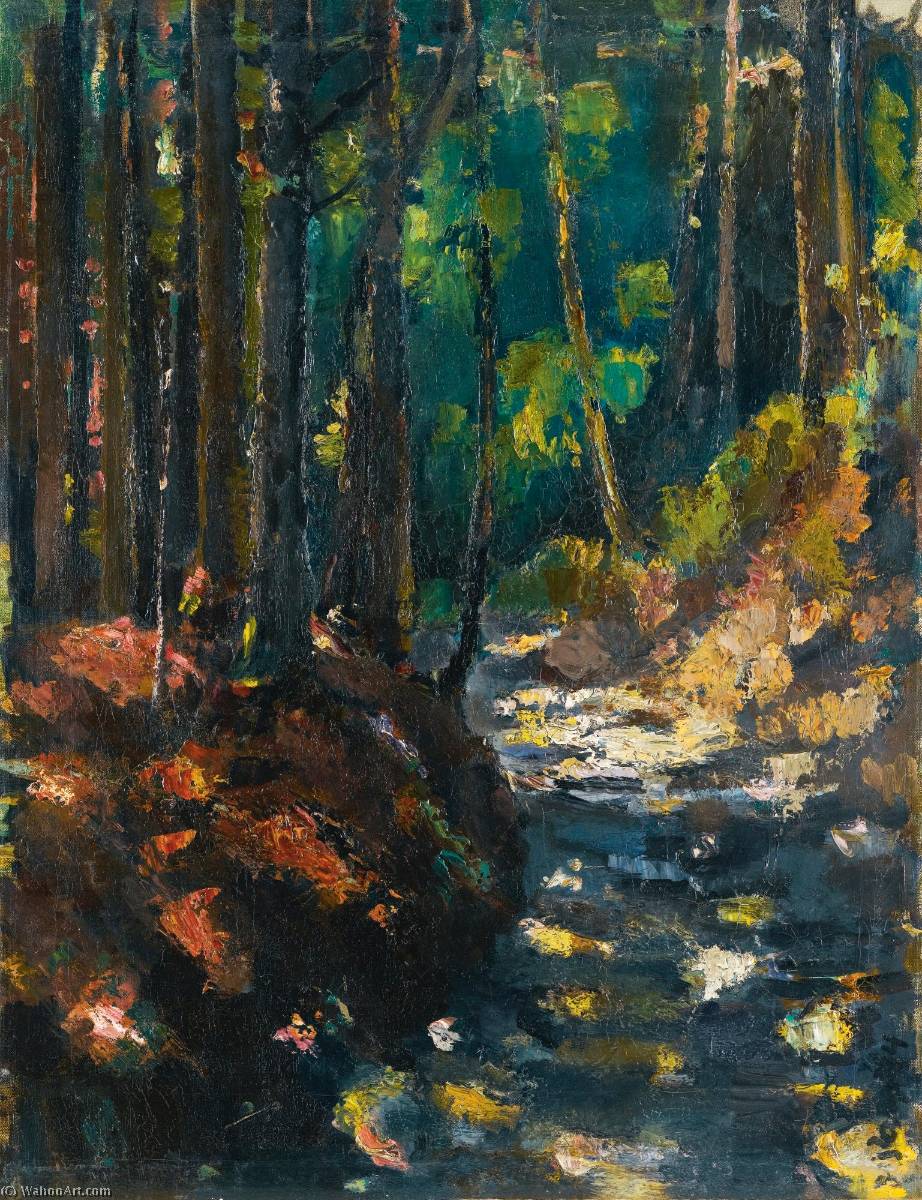 A Forest Path — Anton Faistauer