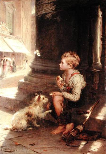 A Share Of The Crust — Augustus Edward Mulready