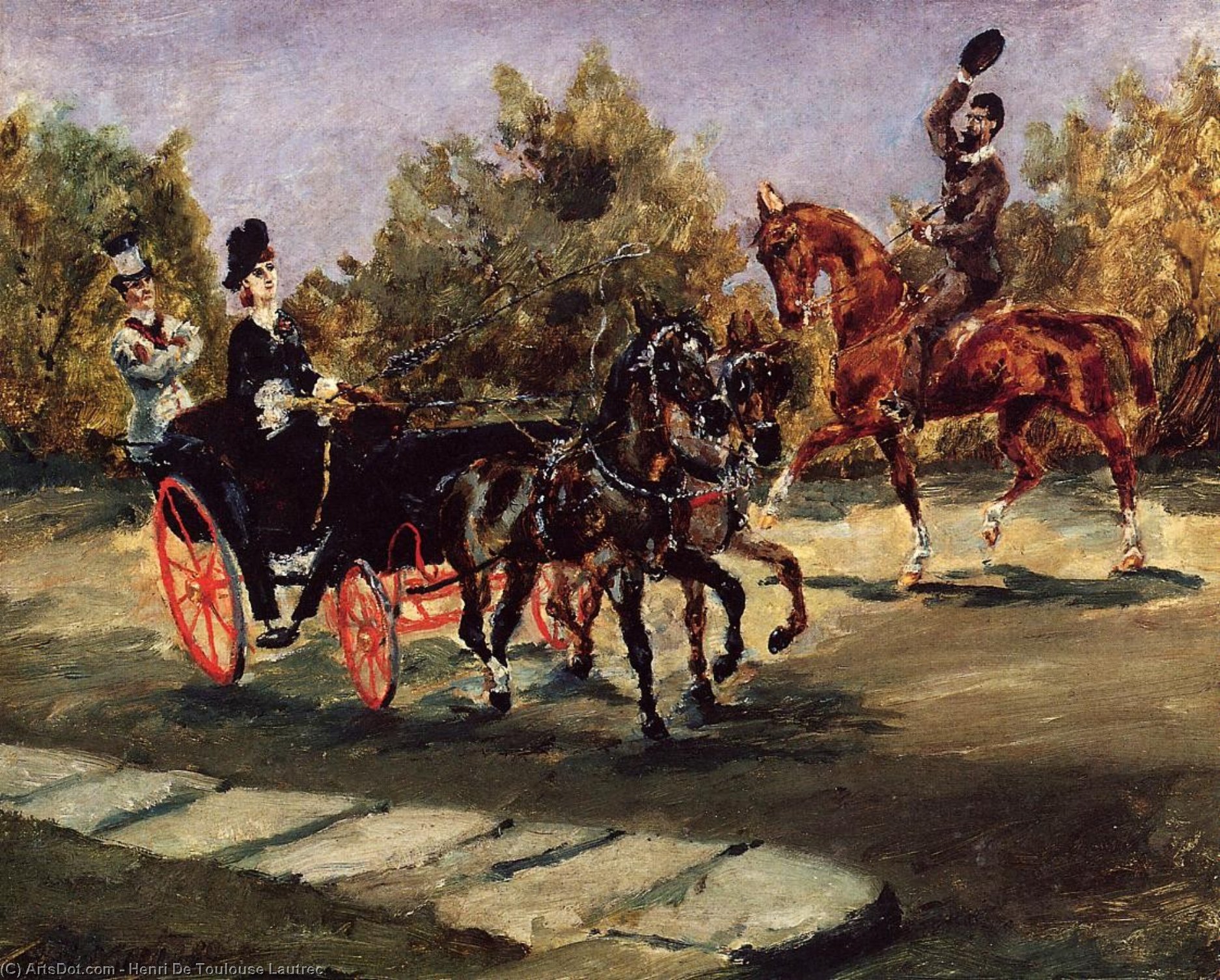 Nice, On The Promenade Des Anglais — Henri De Toulouse-lautrec