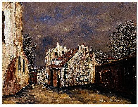The Home Of Mimi Pinson, Rue Du Mont-cenis — Maurice Utrillo