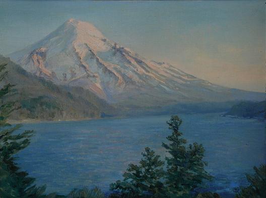 Late Afternoon From Harmony Falls, (painting) — Mary Agnes Yerkes