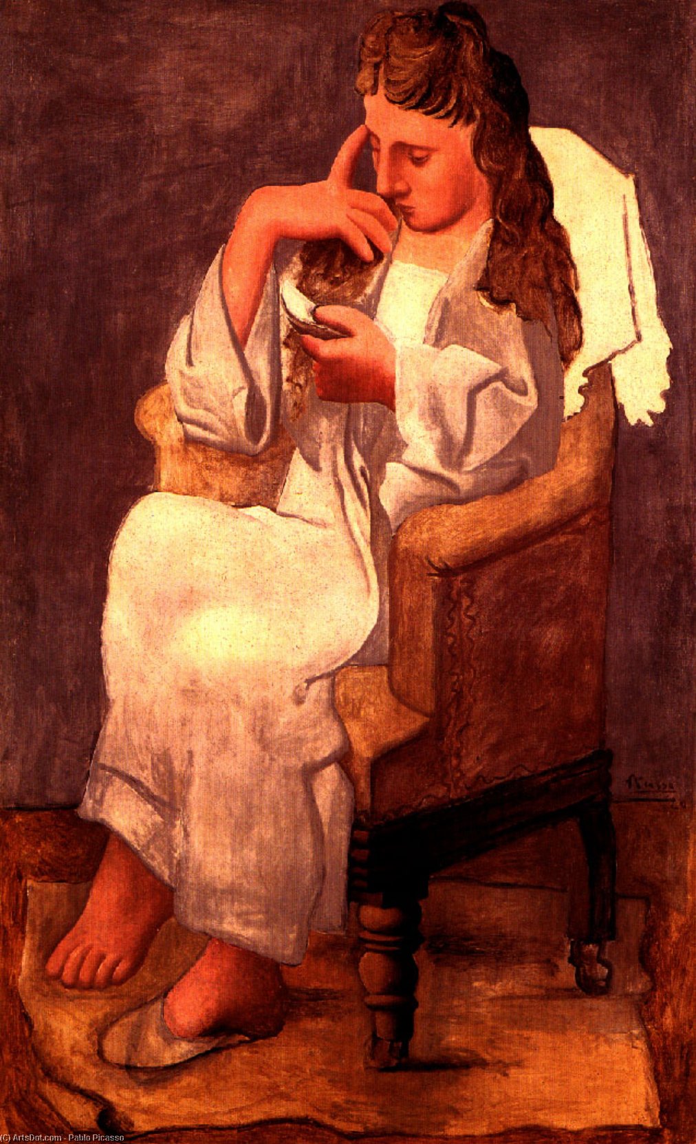 Woman Reading (olga) — Pablo Picasso
