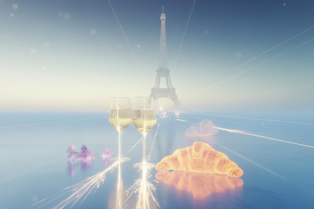 Luminous Refraction: An Ethereal Morning In Paris — Jacques Villedieu