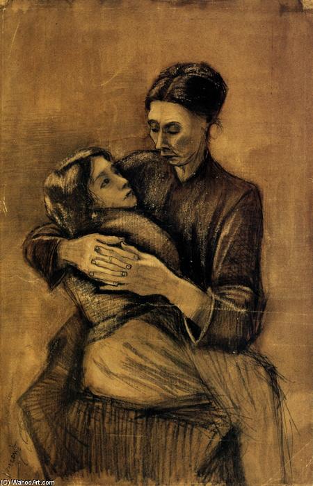 Frau Mit Kind Auf Ihrem Schoß — Vincent Willem Van Gogh