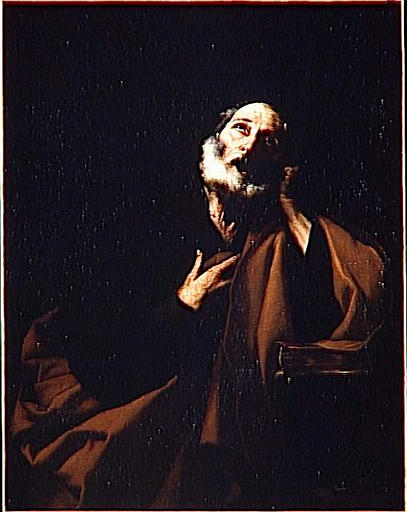 Saint En Extase Les Larmes De Saint Pierre — José De Ribera (spagnoletto)