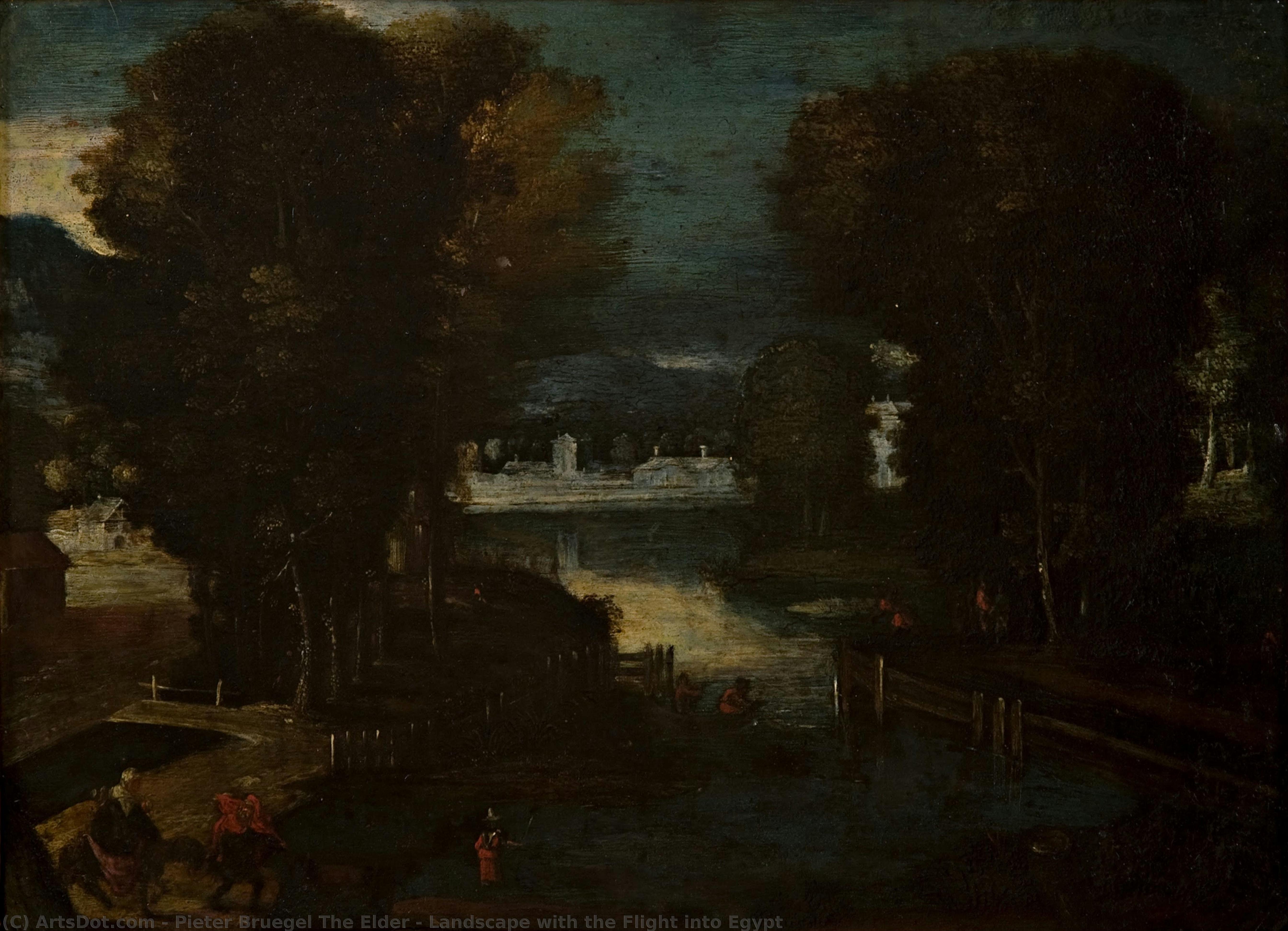 Landscape With The Flight Into Egypt — Pieter Bruegel The Elder