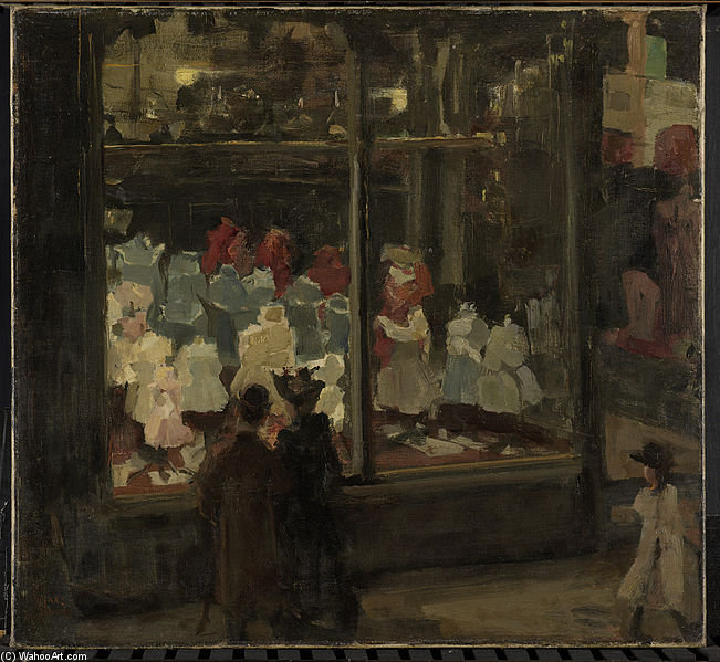 A Shop Window — Исаак Лазаревич Израиль