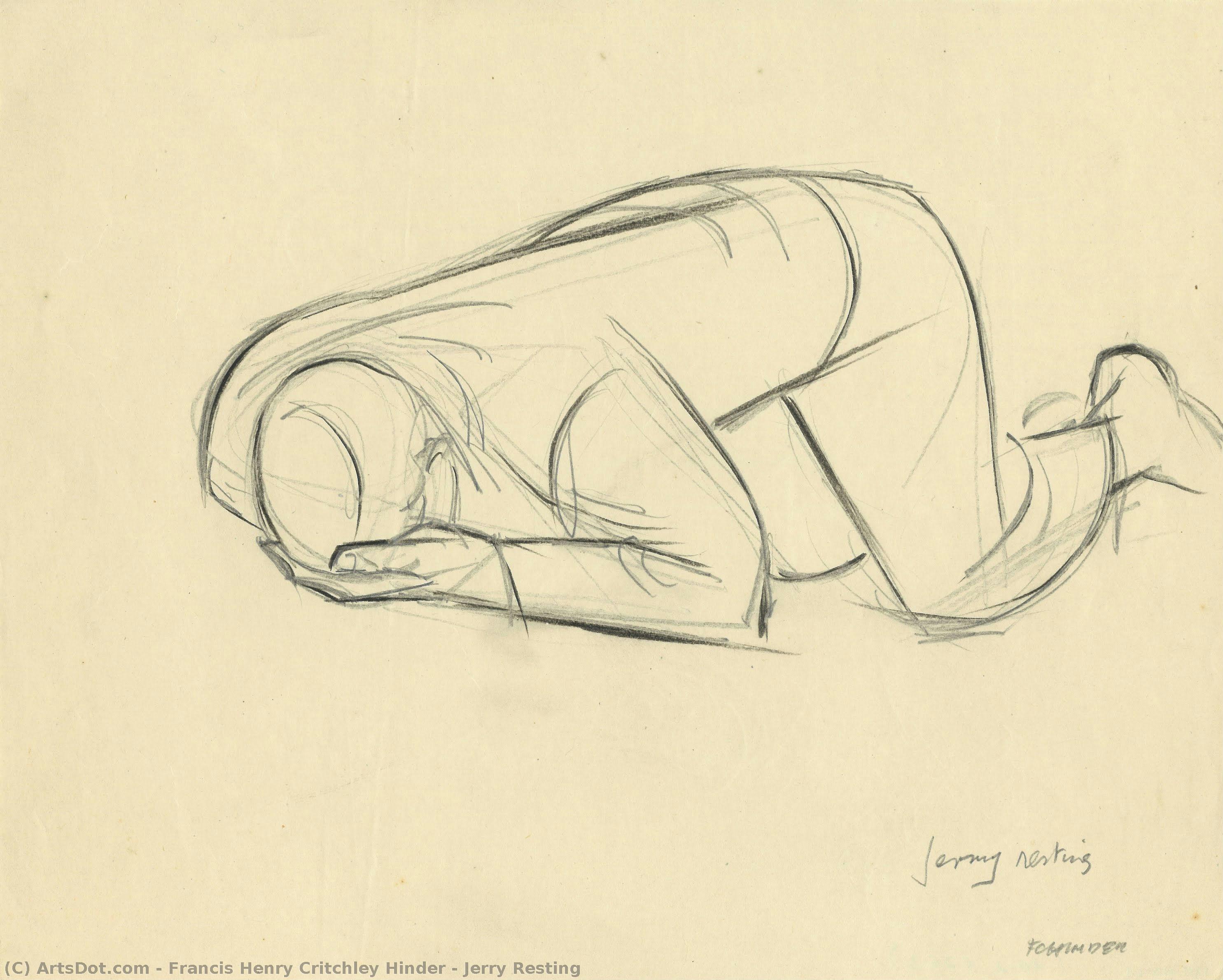 Jerry Resting — Francis Henry Critchley Hinder