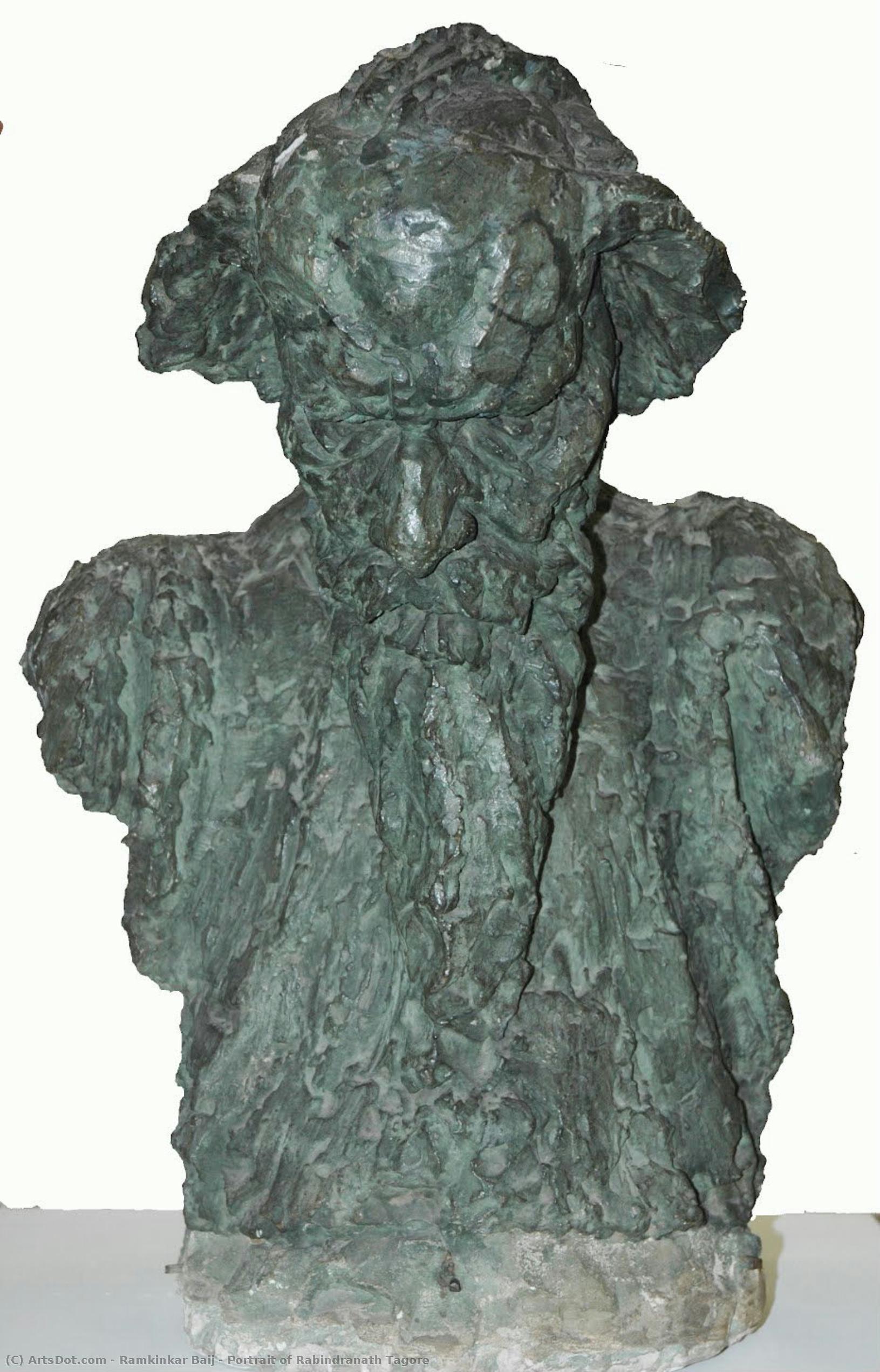 Portrait Of Rabindranath Tagore — Ramkinkar Baij