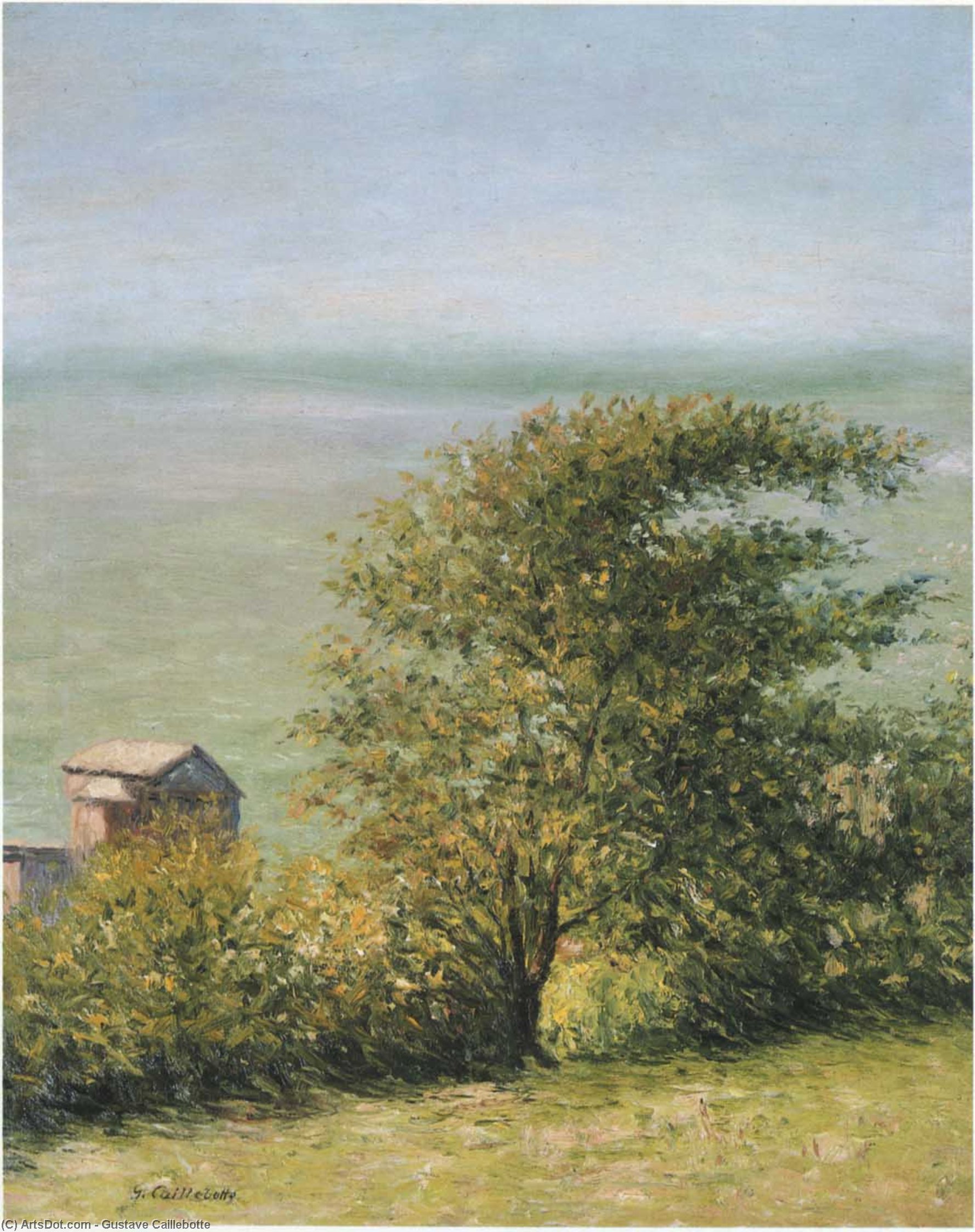 The Sea At Villerville — Gustave Caillebotte