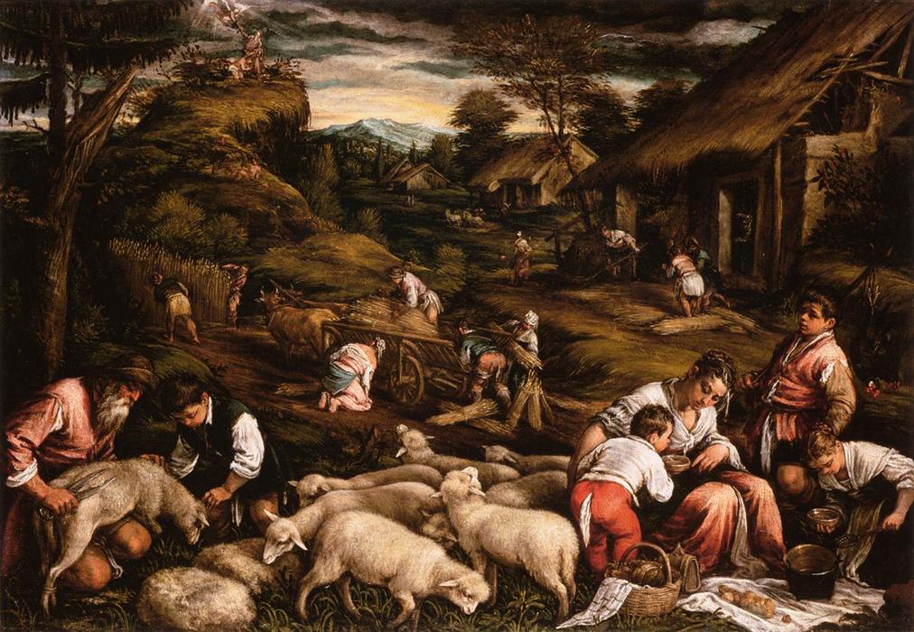 Summer (sacrifice Of Isaac) — Jacopo Bassano (jacopo Da Ponte)