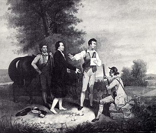 Capture Of Major Andre, (painting) — Asher Brown Durand