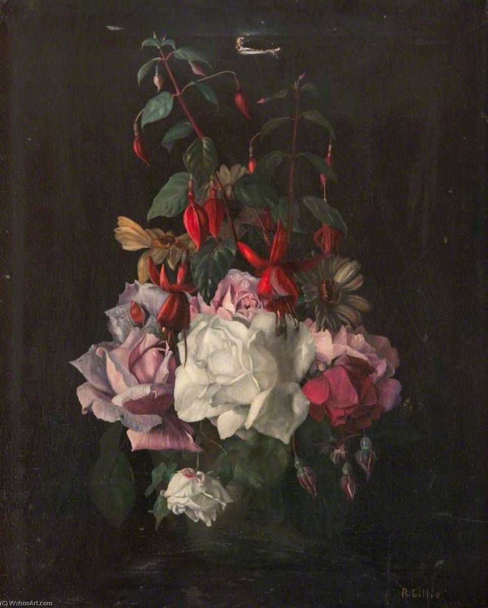 Roses And Fuchsias — Robert Lillie