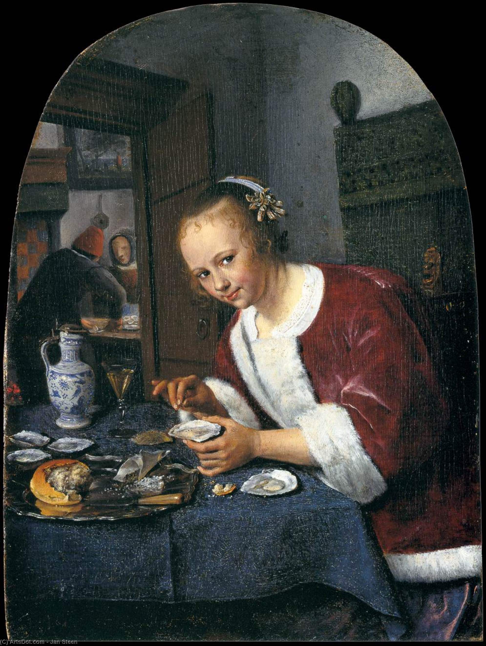 The Oyster-eater — Jan Havickszoon Steen