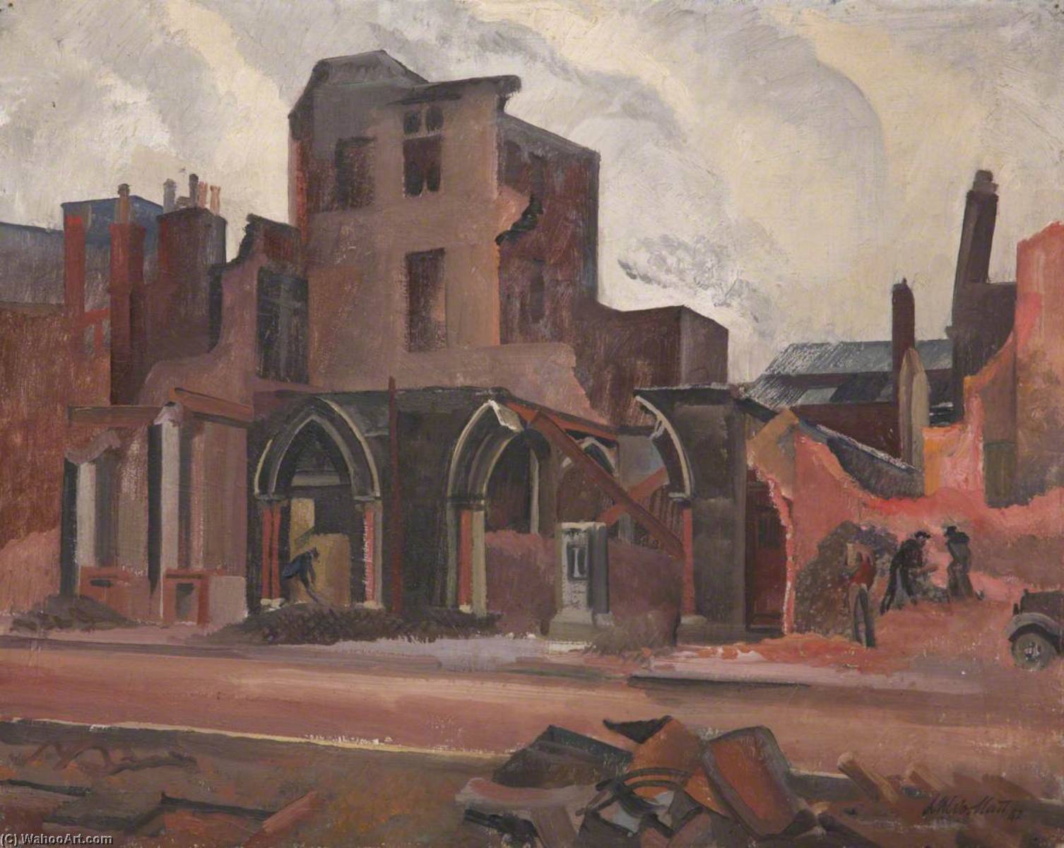 Remains Of The General Post Office, High Street, Exeter, Devon — Leighton Hall Woollatt