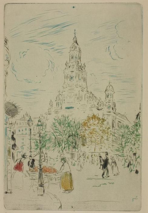 Place De La Trinité, Paris 1 — Jean-françois Raffaelli