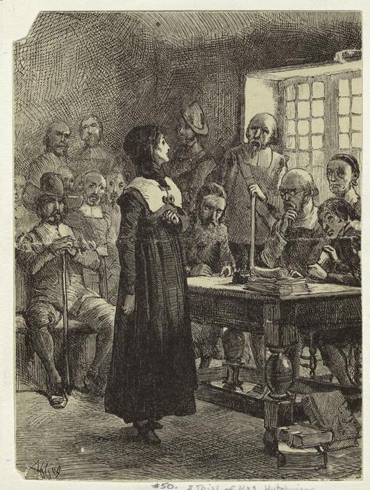 Trial Of Mrs. Hutchinson — Edwin Austin Abbey