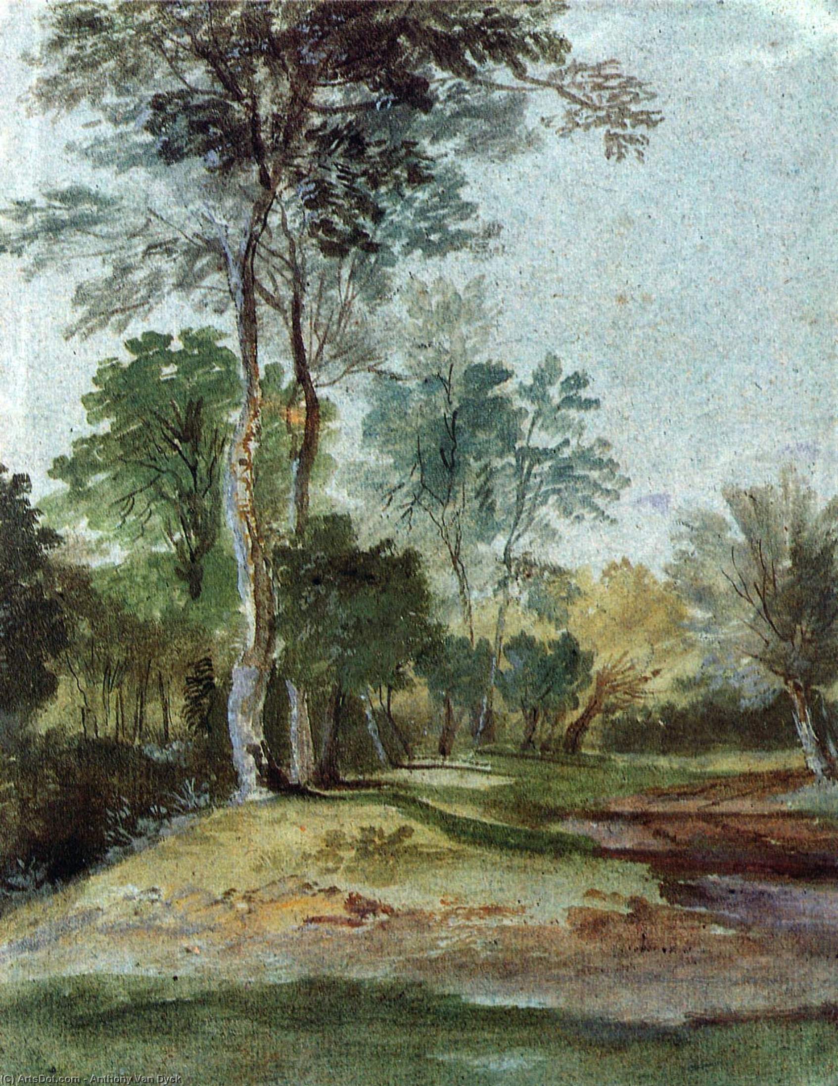 Avenue In The Country — Sir Anthony Van Dyck