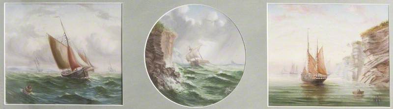 Ships At Sea — William Richard Bunting