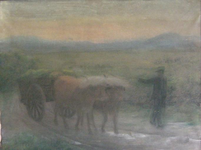 Le Piqueur Et Ses Boeufs — Lemaire Louis Marie