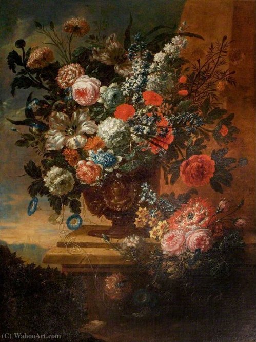 Still Life Of Flowers In An Urn — Jan Baptist Bosschaert