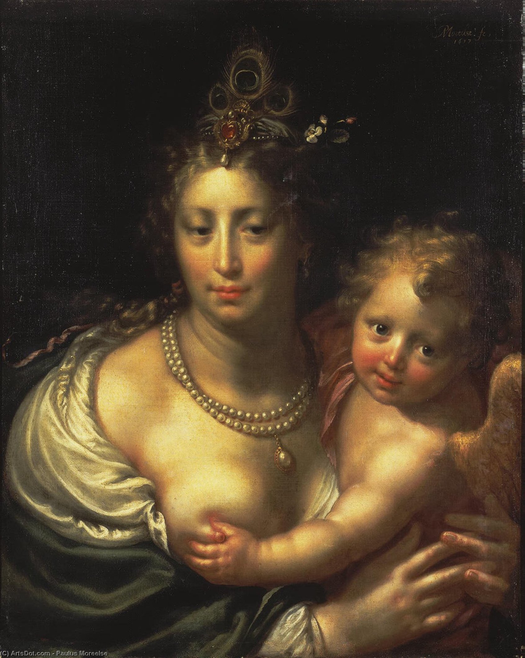Venus And Cupid — Паулюс Морельсе