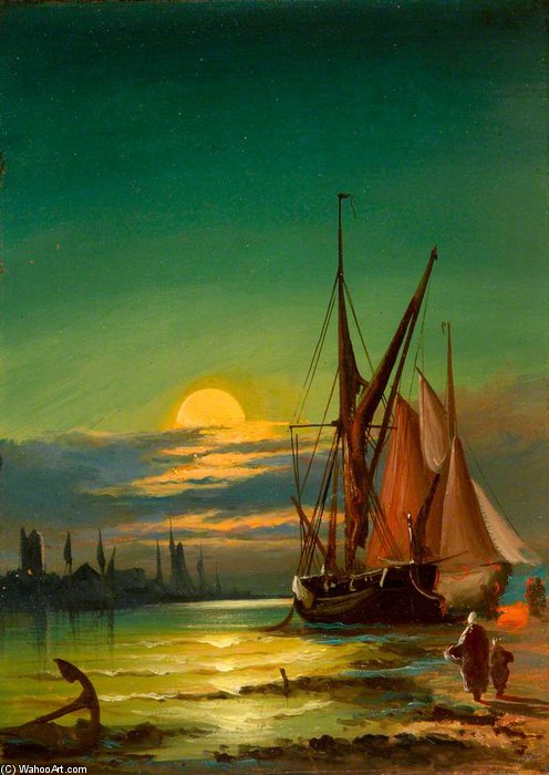 Harbour Scene — Džon Vilson Karmakmajkl