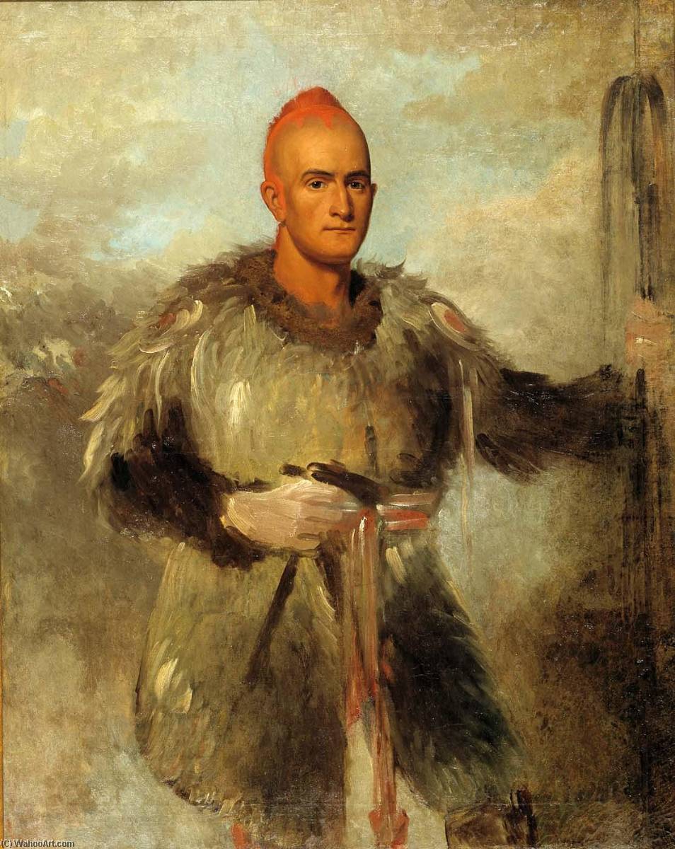 Theodore Burr Catlin, In Indian Costume — George Catlin