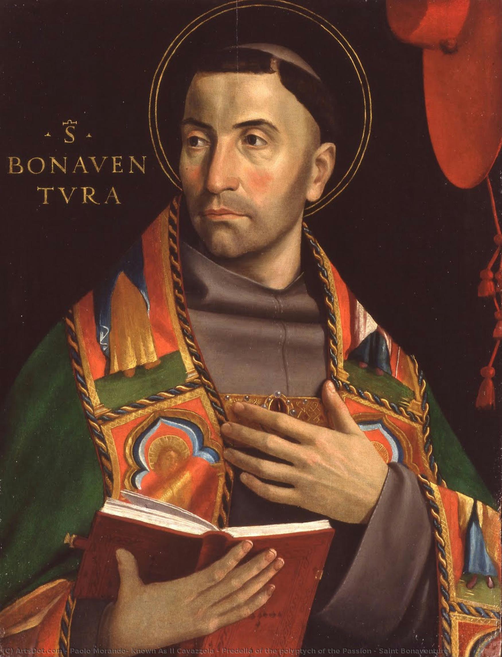 Predella Of The Polyptych Of The Passion - Saint Bonaventure — Paolo Morando, Known As Il Cavazzola