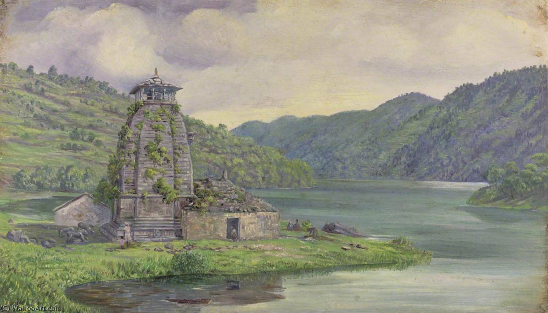 Bheemtal, Kumaon, Indien, 30. Juli 1878 — Marianne North