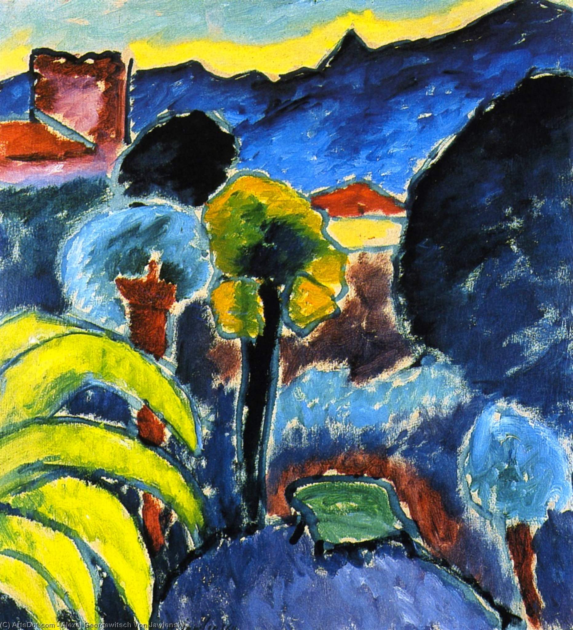 Nature's Festival - Bordighera — Alexej Von Jawlensky