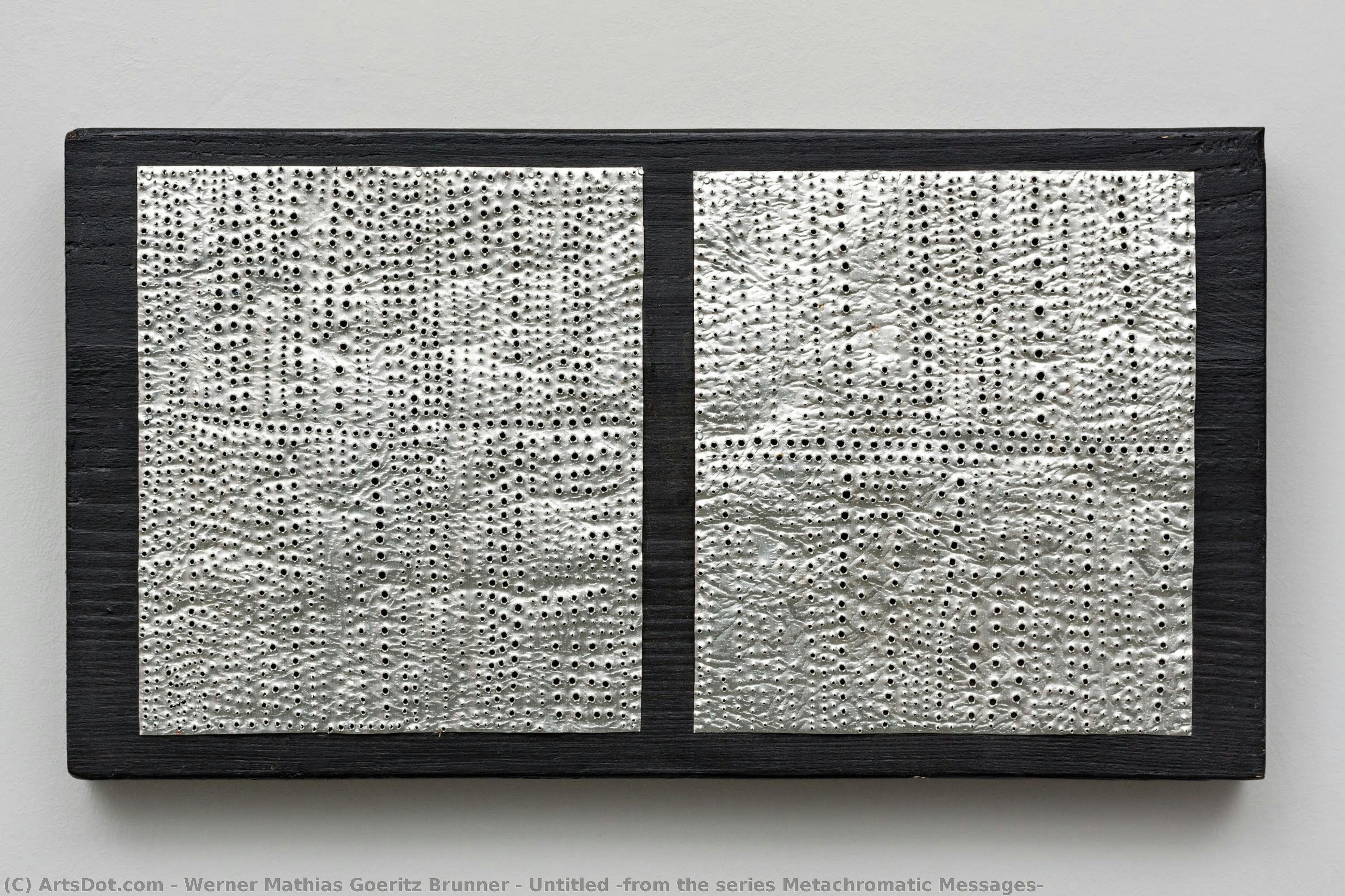 Untitled (from The Series Metachromatic Messages) — Werner Mathias Goeritz Brunner