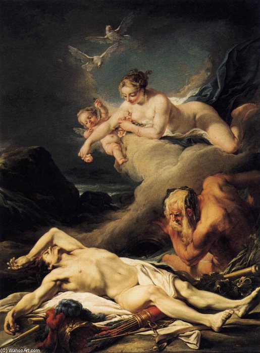 Hector Exposed On The Banks Of The Xanthus River — Jean Baptiste Deshays De Colleville