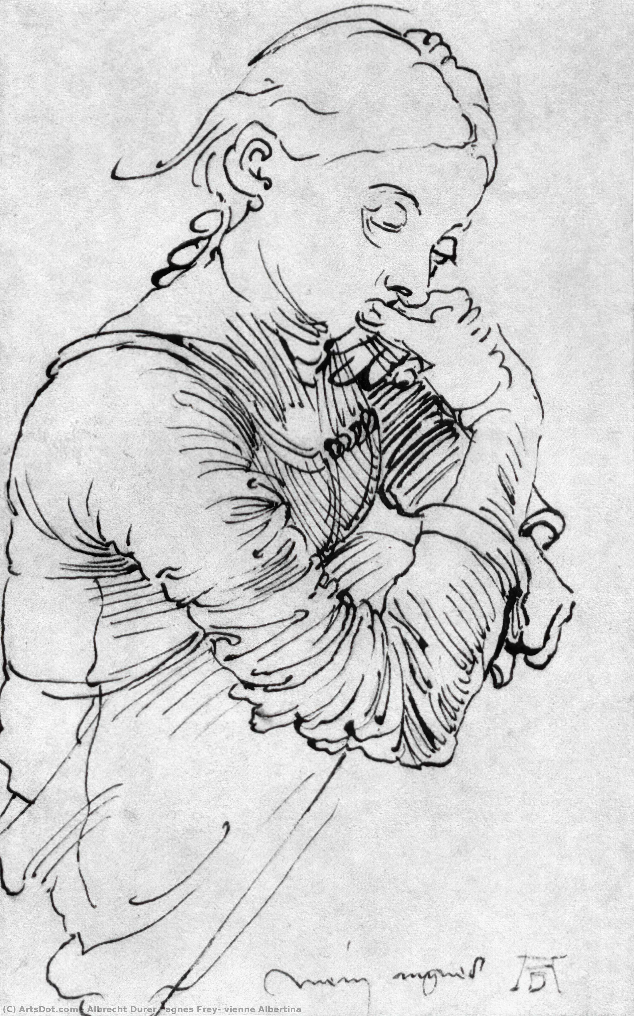 Agnes Frey, Vienne Albertina — Альбрехт Дюрер