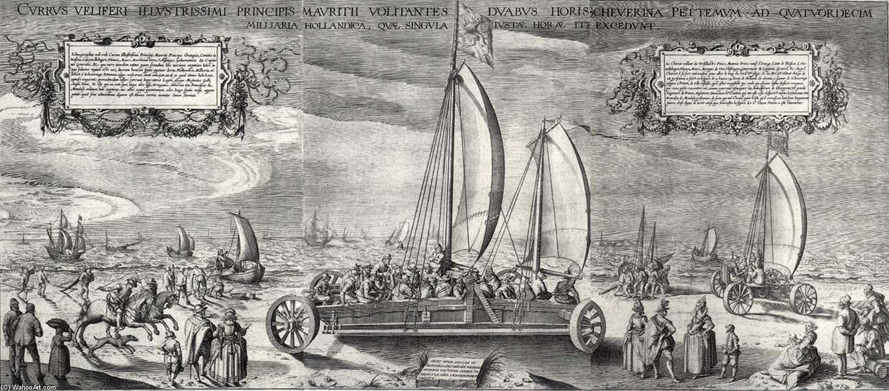 The Land Yacht — Willem Isaacsz Van Swanenburg