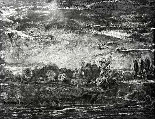 Italian Landscape, (painting) — Arthur B. Davies