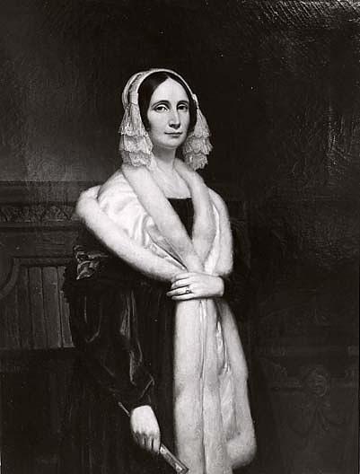 Mrs. Lewis Cass (elizabeth Spencer), (painting) — George Peter Alexander Healy