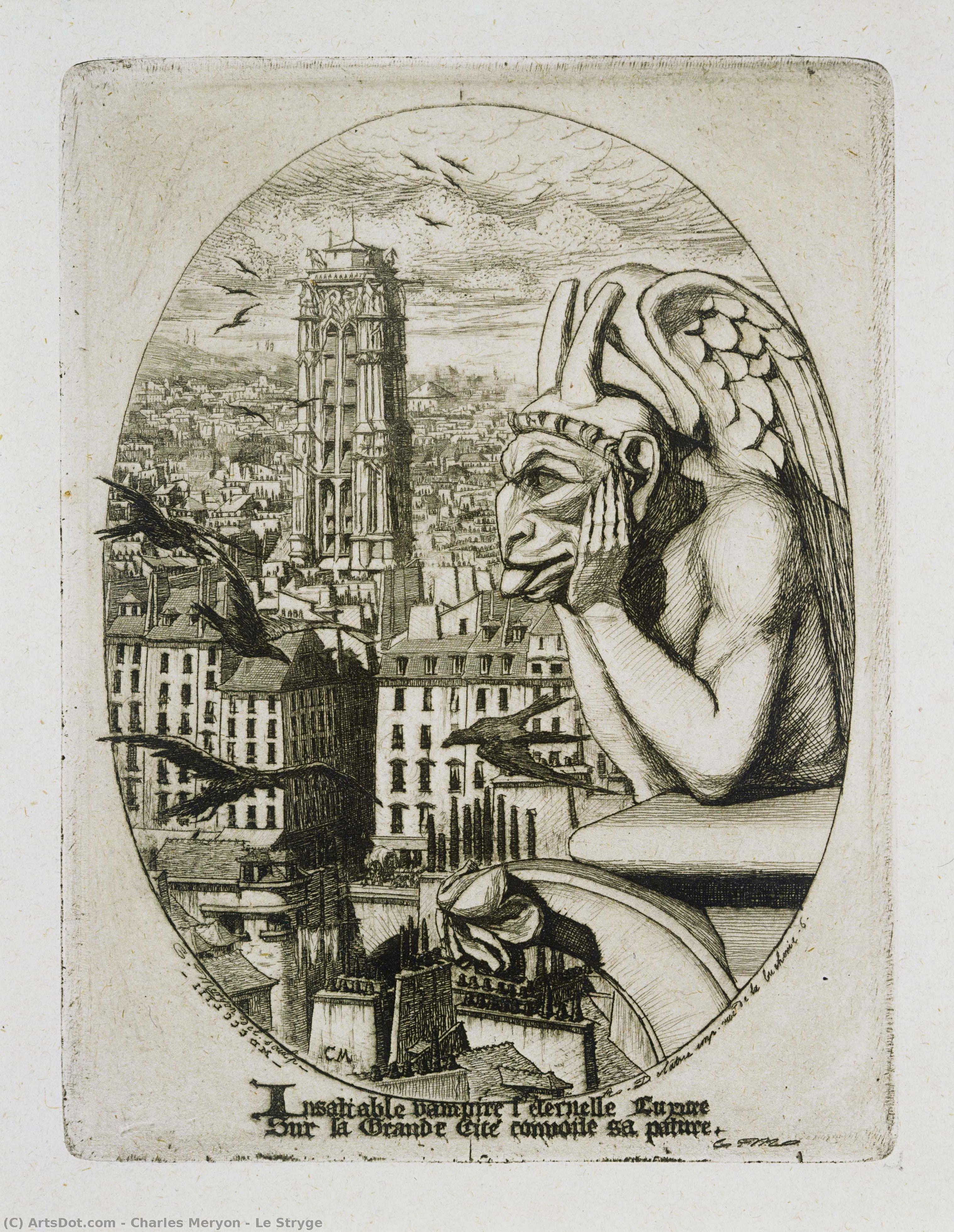 Le Stryge — Charles Meryon
