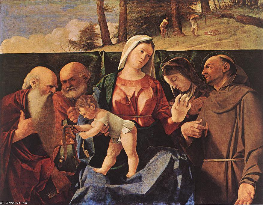Madonna And Child With Saints — Lorenzo Lotto