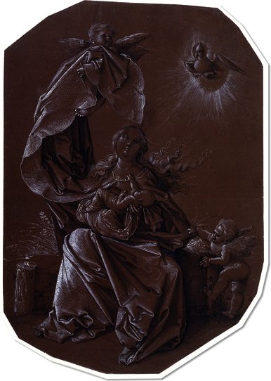 The Virgin And Child And The Dove Of The Holy Spirit — Hans Baldung