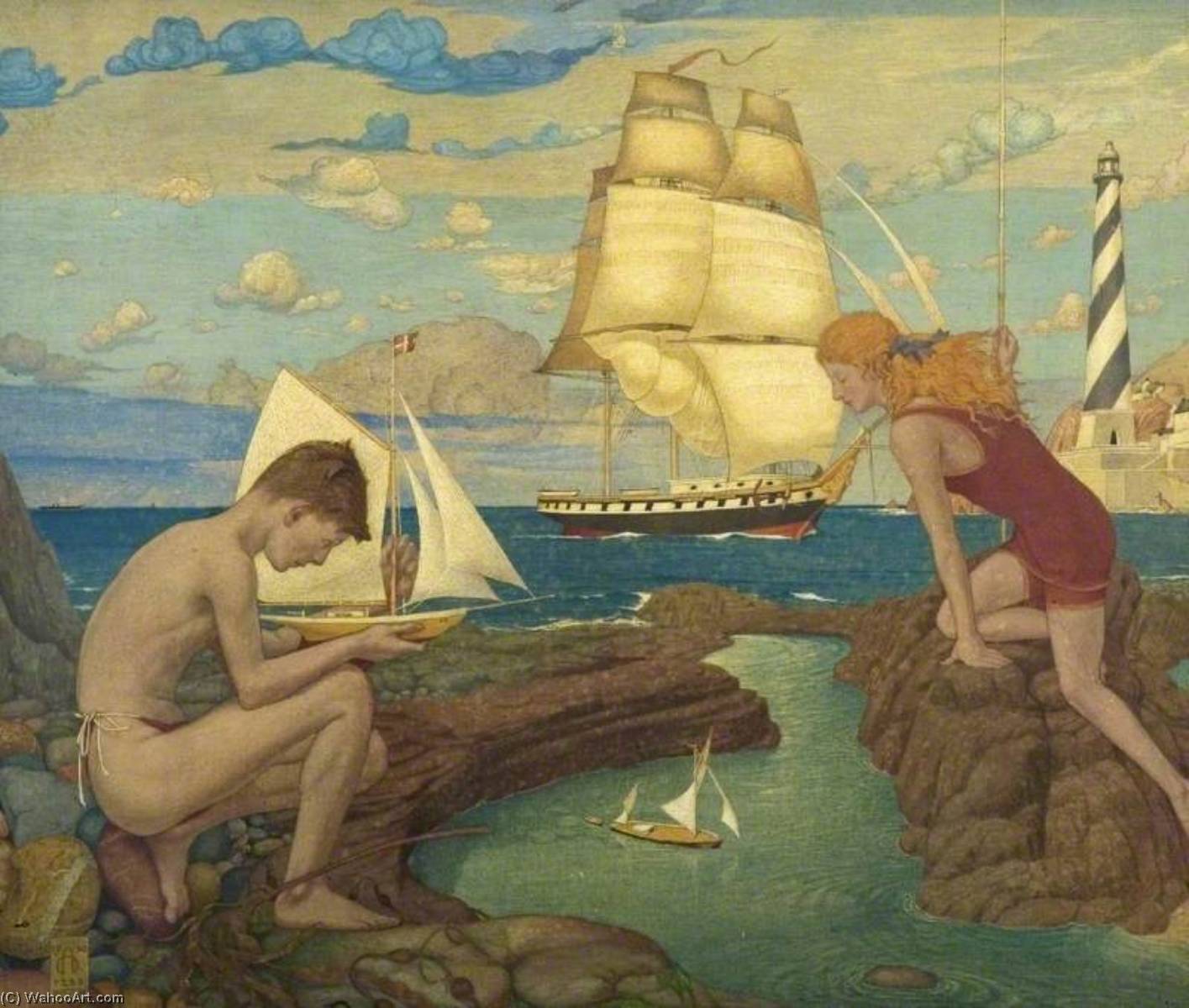 I Saw Three Ships — Maxwell Ashby Armfield