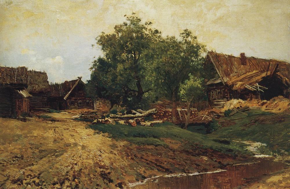 Village Savvinskaya Near Zvenigorod At Summer — Isaak Ilyich Levitan