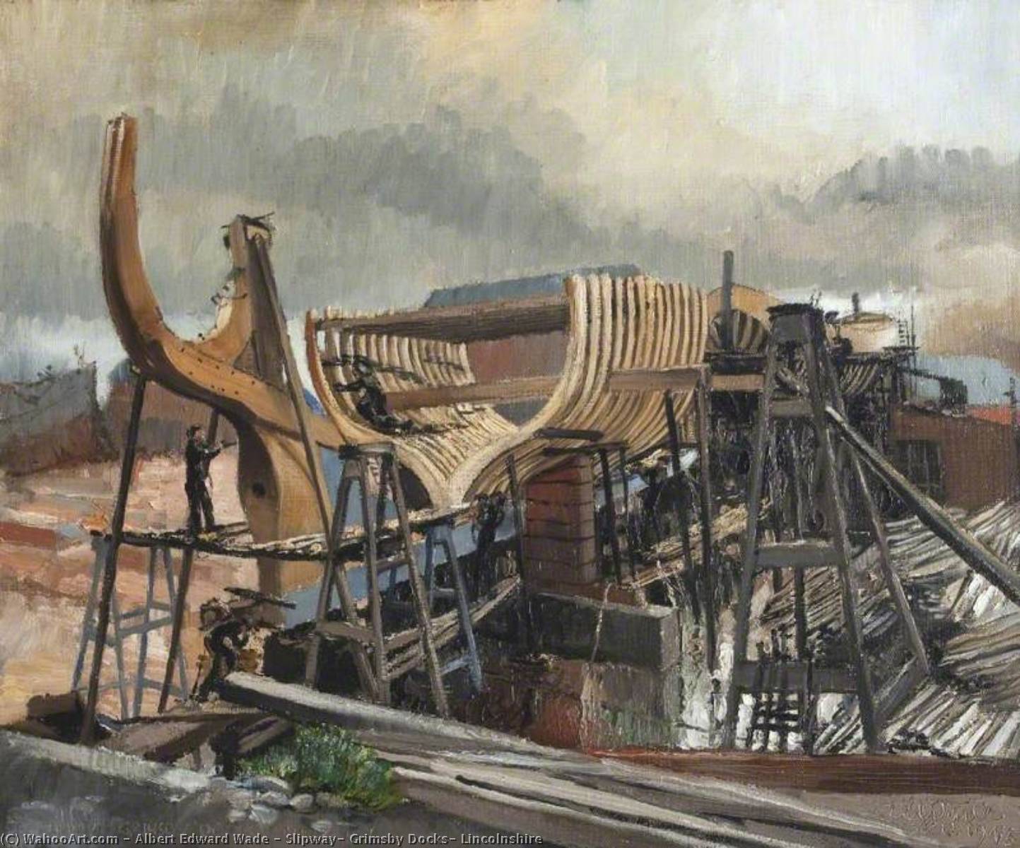 Slipway, Grimsby Docks, Lincolnshire — Albert Edward Wade