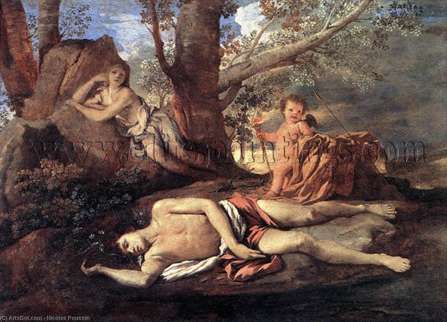 Echo Narcissus — Николай Пуссен