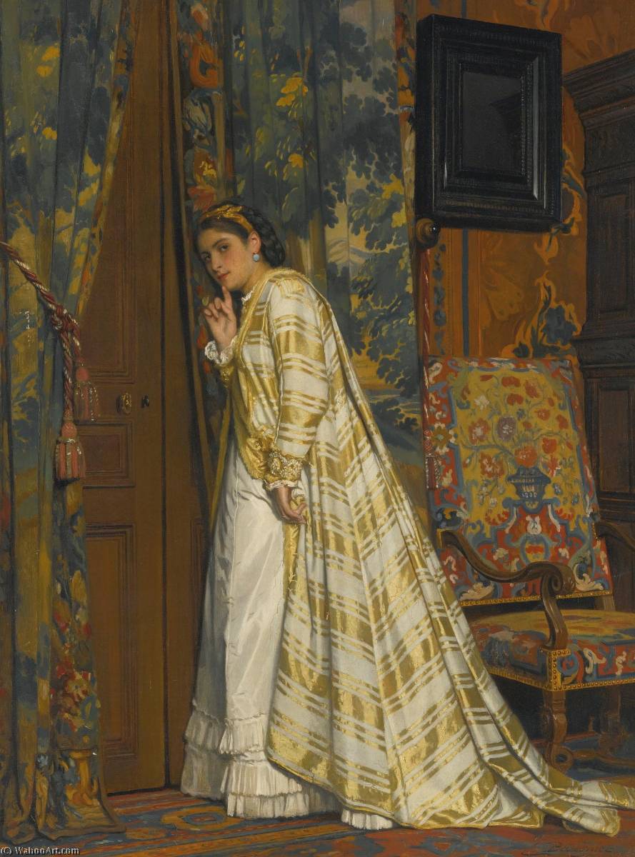 Eavesdropping — Charles Baugniet