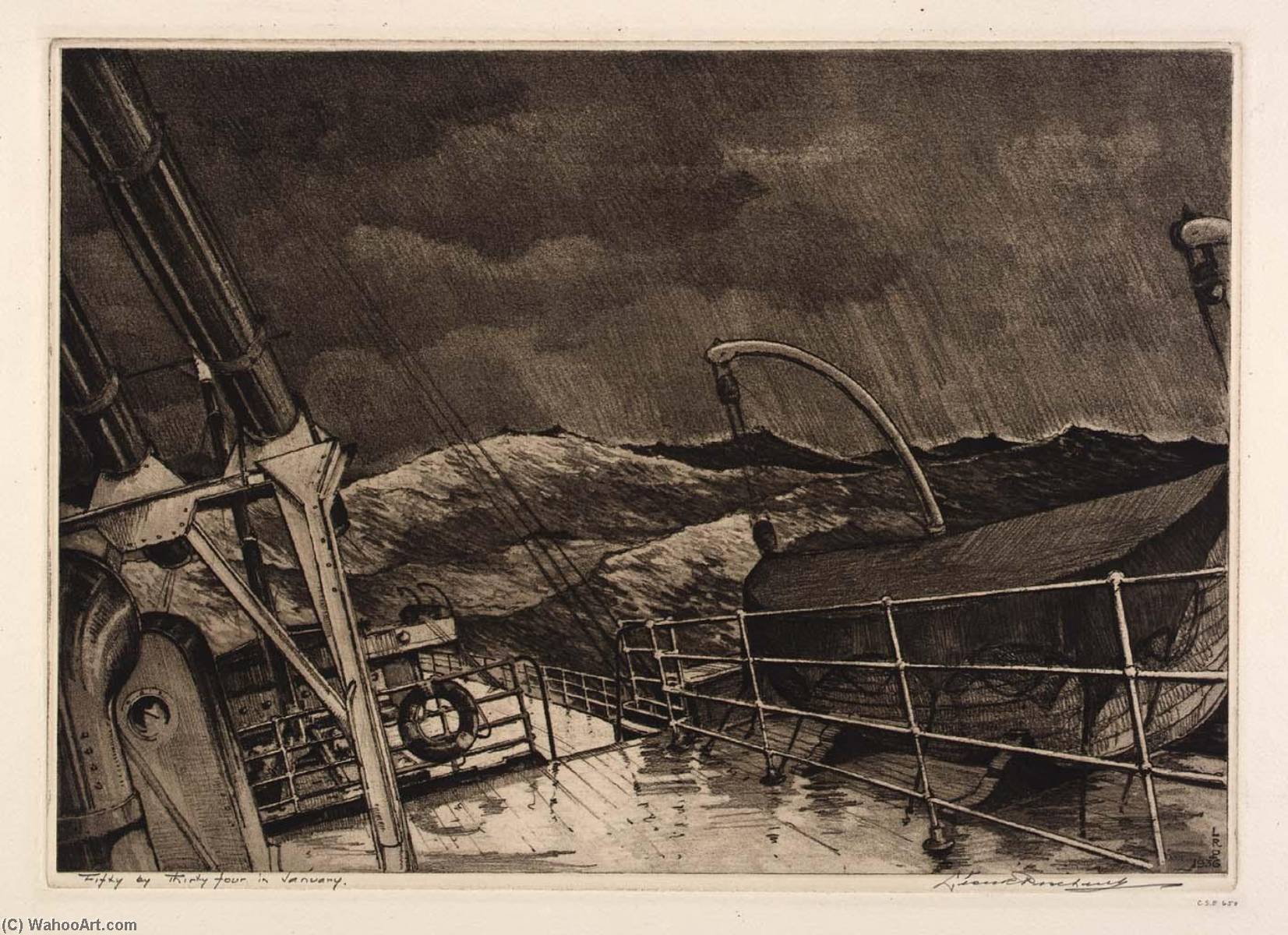 Fifty By Thirty Four In January — Leon R Pescheret