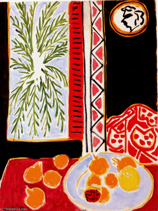 Naturaleza Muerta Con Granadas, Aceite Sobre Lienzo, Niza, Museo Matisse — Henri Matisse
