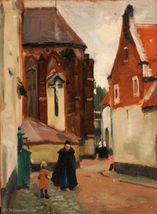 Béguinage Church — Norman Garstin